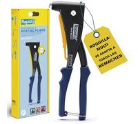 Rapid RP40 Remachadora manual Multi-Boquilla, Remachadora para remaches de aluminio y acero inoxidable de 3.2, 4.0, 4.8mm, Herramienta de remachado alta resistencia para trabajos en automoción y metal