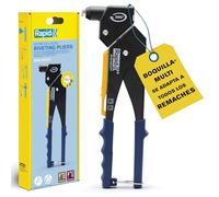 Rapid RP60 MULTI Remachadora con cabezal giratorio y boquilla múltiple para remaches de aluminio de 3.2, 4.0, 4.8mm; Remachadora de alta resistencia (5001720)