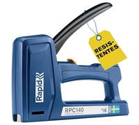 RAPID RPC140 Grapadora Manual para Madera y Tapicería - Reducción del Esfuerzo en hasta un 50% - Compatible con Grapas n. 140 6-16 mm - Fabricada en Suecia - Caja Colgante