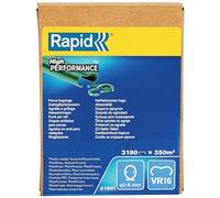 Rapid Grapas VR16 galvanizadas para cercas y vallas con PET verde 2-8 mm, 3190 unidades caja