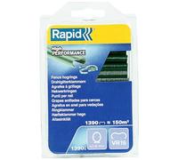 Rapid Grapas VR16 galvanizadas para cercas y vallas 2-8 mm con PET verde – 1390 unidades (Blíster)