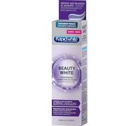 Rapid White, Beauty White Pasta de Dientes Blanqueadora con Pigmentos Morados, Corrección Inmediata Hasta 7 Tonos Más Blancos, Previene la Formación de Sarro y Placa, Uso Diario, Sin Peróxido, 75 ml