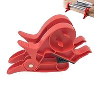 Rapid Wrapper Christmas, Herramienta De Mesa Para Envolver Regalos Con Dispensadores De Cinta Adhesiva, Pinza De Mesa Para Papel De Regalo, Para Envolver Regalos Más Fácilmente (Rojo)