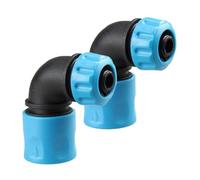 Rapidi per tubi - Kit di collegamento con ugelli angolari a 90 °, divisore d'acqua a doppia uscita | Adattatore ideale per l'irrigazione del di irrigazione della cucina esterna