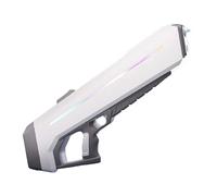 Rapidjet Pro - Electric Pulse Water Gun, Automatic One-Button Refill, Fully Automatic Large Capacity Electric Water Gun, Long-Range Power Soaker, 7 Kinds of LED Lighting Effects (White)