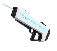 RapidJet Pro - Electric Pulse Water Gun, Automatic One-Button Refill, Fully Automatic Large Capacity Electric Water Gun, 7 Kinds of LED Lighting Effects for Kids & Adults (White)