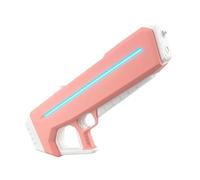 Rapidjet Pro - Electric Pulse Water Gun, Automatic One-Button Refill, Fully Automatic Large Capacity Electric Water Gun, Long-Range Power Soaker, 7 Kinds of LED Lighting Effects (Pink)