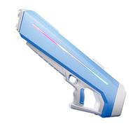 Rapidjet Pro-Electric Pulse Water Gun,Long Range Water Gun,Ultimate Battle Blaster Electric Water Gun,Automatic One-Button Refill,1000ml Tank,LED Lights,for All (Blue)