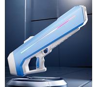 RapidJet Pro - Electric Pulse Water Gun, RapidJet Pro Ully Automatic Large Capacity Electric Water Gun, Automatic One-Button Refill, LED Lights, 1000ml Tank, for Adults & Kids (Blue)