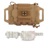 Rápido Despliegue IFAK Kits Táctica Militar Bolsa MOLLE Botiquín De Primeros Auxilios De Supervivencia Al Aire Libre De Caza De Emergencia Camping Senderismo Médico Bolsa (Color : T)