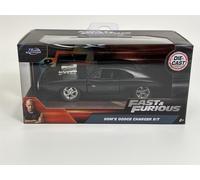 Rápido Y Furioso Dodge Charger R/T De Dom Matt Negro Escala 1:32 Jada 253202000
