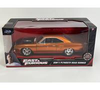Rápido Y Furioso Doms Plymouth Road Runner Naranja 1:24 Escala Jada 253203030
