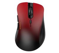 RAPIQUE Ratón inalámbrico Bluetooth, doble Bluetooth y receptor USB de 2.4 GHz, agarre cómodo, clics silenciosos, baja potencia, compatibilidad multidispositivo para laptop, computadora, iPad, MacBook