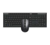 Rapoo 8210M Combo Teclado y Ratón Inalámbricos Multimodo Qwerty Negro
