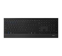Rapoo 9300M - Juego de ratón de teclado inalámbrico (1300 DPI, sensor de 12 meses, duración de la batería, diseño BE, AZERTY PC y Mac), color negro