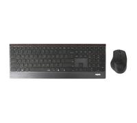 Rapoo 9500M Multi-mode Wireless Ultra-slim Combo Set Zwart