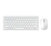 Rapoo 9600M Inalámbrico multimodo Blade Combo Juego, QWERTY US - Blanco