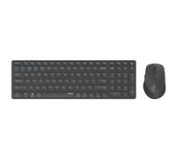 Rapoo 9700M Draadloze multimodo Blade Combo Set Compacto, QWERTY US - Donkergrijs