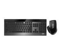 Rapoo 9900m clavier Souris incluse QWERTZ Noir