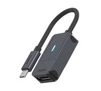 Rapoo - Adaptador de DisplayPort a USB-C, convertidor Compacto y portátil de una Sola Entrada y Salida con Plug and Play fácil de Usar, UCA-1005, en Gris Oscuro
