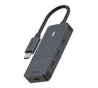 RAPOO UCH-4002 - Concentrador USB 3,0 de 4 puertos, 4x C, cable de conexió