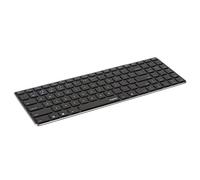 Rapoo E9100M Teclado ultra delgado inalámbrico multimodo - Negro (QWERTY)