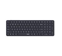 Teclado inalámbrico multimodo ultraplano "E9310M" de Rapoo, negro, QWERTZ DE, 2,4 GHz, Bluetooth 4.0, Bluetooth 5.0, nano receptor USB, hasta 10 m de alcance
