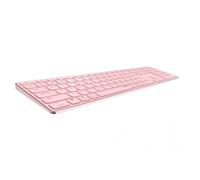 Rapoo E9800M Teclado Inalámbrico Ultrafino Multimodal Qwerty Rosa