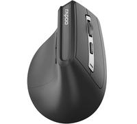 RAPOO EV310M Ratón inalámbrico Vertical multimodo Ajustable 800-2400 dpi - Negro