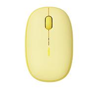 Rapoo I Ratón inalámbrico multimodo Bluetooth conexión de 2,4 GHz, Amarillo