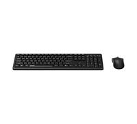 Rapoo I Teclado y Ratón inalámbrico QWERTY Español (8150M, Silencioso, 1300 PPP, 2,4 GHz, Pilas) Negro