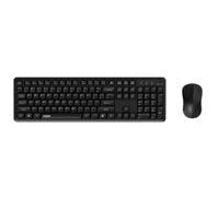 Rapoo i teclado y ratón inalámbrico qwerty español, negro
