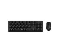 Rapoo Teclado y ratón inalámbrico X1500 1200 dpi, Windows XP/Vista/7/8/10/11 y macOS, Pilas, Negro