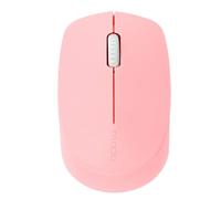 Rapoo M100 Silent Ratón Óptico Inalámbrico Silencioso Multimodal 1300DPI Rosa