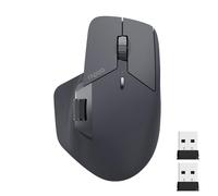 Rapoo MT760 - Ratón inalámbrico multidispositivo, Bluetooth 5.0/3.0, conexión tri-modo 2.4 GHz, 4K DPI, 11 botones programables, 90 días de duración