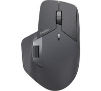 Rapoo MT760L ratón inalámbrico ratón inalámbrico 4000 dpi Sensor ecológico batería Recargable ergonómico PC y Mac - Gris Negro