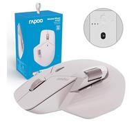 Rapoo MT760M Ratón Inalámbrico Ratón Inalámbrico Ratón Ratón 4000DPI Sensor Batería Recargable Respetuoso con el Medio Ambiente Ergonómico PC y Mac - Rosa