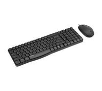 Rapoo NX1820 clavier Souris incluse USB QWERTZ Allemand Noir