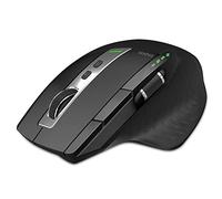 Rapoo Ratón inalámbrico Bluetooth, 4 DPI ajustables recargables, multidispositivo (3 Bluetooth+USB), mouse ergonómico programable con rodillo lateral, mouse láser para computadora portátil de