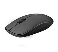 Rapoo - Ratón inalámbrico multimodo, con Bluetooth y conexión de 2.4 GHz, ambidiestro con 9 Meses de duración de la batería, M200 Plus, en Negro
