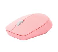 Rapoo - Ratón inalámbrico multimodo, con Bluetooth y conexión de 2.4 GHz, ambidiestro con 9 Meses de duración de la batería, M100, en Rosa