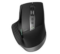 rapoo - Ratón inalámbrico multimodo, con conectividad Bluetooth y conexión de 2,4 GHz y sensores dpi Ajustables y 12 Meses de duración de la batería, MT750S, en Negro