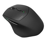 Rapoo | Ratón Inalámbrico Multimodo (Ratón Ordenador MT550, Bluetooth y conexión de 2,4 GHz, sensores dpi Ajustables y 12 Meses de duración de la batería) Negro
