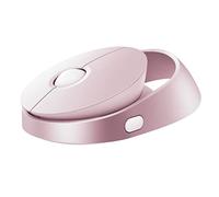 Rapoo| Ratón Láser Inalámbrico Ralemo Air 1 (Ratón Inalámbrico, Conexión Multimodal, ratón Bluetooth, Compatible con Varios Dispositivos, Batería Duradera, Sensor de 3200 PPP) Color Rosa