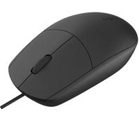 Rapoo - Ratón óptico con Cable N100 (cableado, ratón para Ordenador, diseño, con Botones y Rueda de Desplazamiento) Color Negro