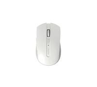 Rapoo| Ratón óptico inalámbrico (Ratón Inalámbrico, con Clic silencioso, Conexión Simultánea en Varios Dispositivos, Sensor de hasta 1600PPP Ajustable, Multimodo) Color Blanco.