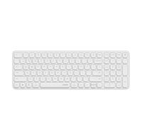 Rapoo Teclado inalámbrico E9310M para Mac/iPad/PC, teclado Bluetooth multidispositivo con teclado numérico, perfil bajo, escritura silenciosa, 99 teclas, funciona con pilas, soporta 4 dispositivos