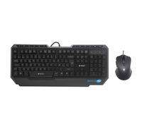 Rapoo V100 Kit Teclado y Ratón Gaming Retroiluminado USB Azerty Negro