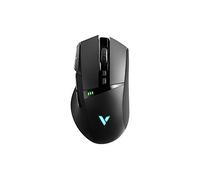 Rapoo VPRO VT350 Ratón inalámbrico para Gaming, Teclas programables, Sensor de 5000 PPP, Sistema de iluminación LED Multicolor ergonómico para diestros PC y Mac, Color Negro