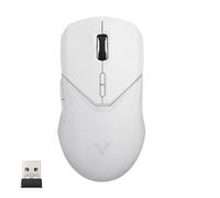 Rapoo VT9Pro 4K Ratón Gaming Inalámbrico, Sensor Paw 3398, 26000 dpi, 4000Hz Sondeo, 0.25ms Respuesta, Súper Ligero, Batería de hasta 160h, 10 Botones Programables, Memoría Integrada, Blanco
